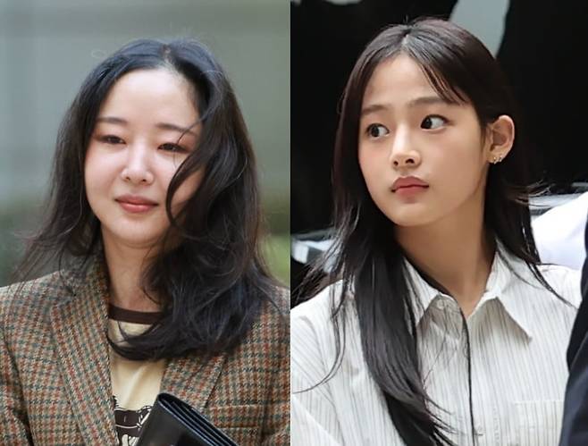 민희진 전 어도어 대표와 뉴진스 멤버 민지 / 사진=연합뉴스