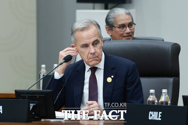 마크 카니 캐나다 총리. /APEC 2025 KOREA & 연합뉴스