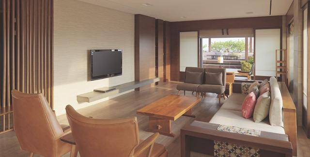 시진핑 중국 국가주석이 지난달 30일 방한해 2박 3일간 머문 경북 경주시 코오롱호텔의 최고급 객실 '자미원' 거실. 코오롱호텔 홈페이지 캡처