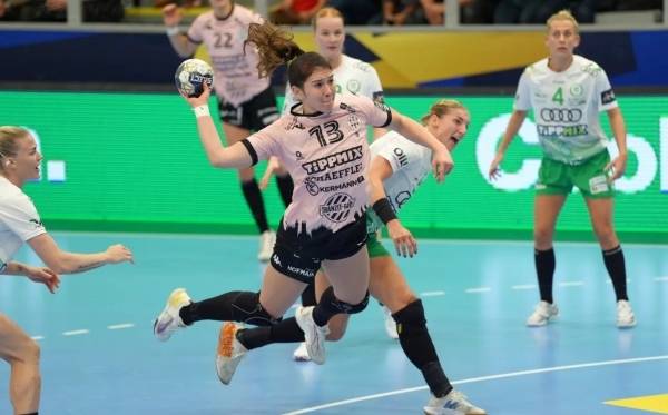 사진 2025/26 EHF 여자핸드볼 챔피언스리그 교리 아우디와 데브레첸 경기 모습, 사진 출처=유럽핸드볼연맹
