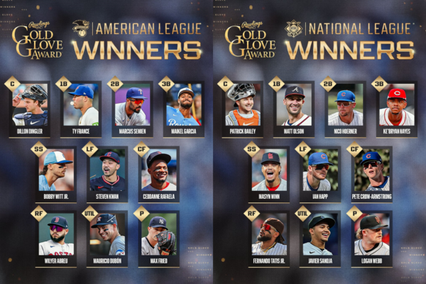2025 미국 프로야구리그 골드글러브 수상자 명단. /사진=MLB 공식 채널