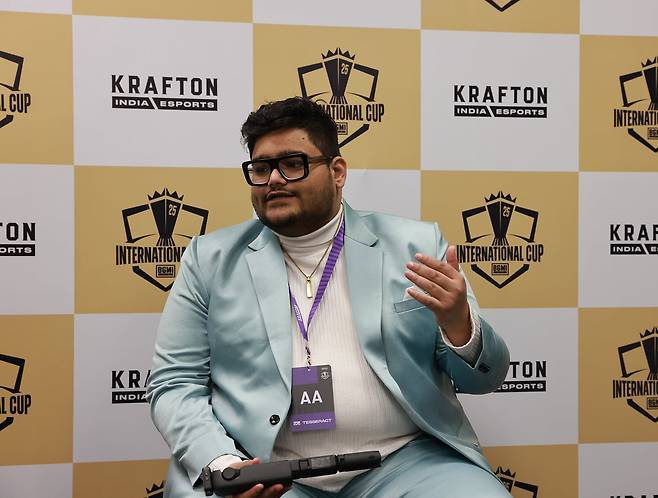 BGMI 대회 인기 캐스터인 니라즈 상글/크래프톤