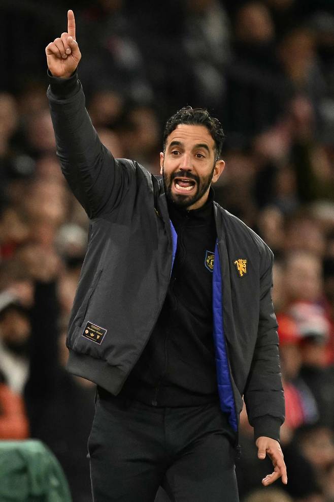 후벵 아모링 맨유 감독. AFP