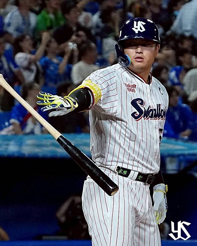 ▲ 무라카미 무네타카 ⓒ야쿠르트 스왈로즈 공식 SNS