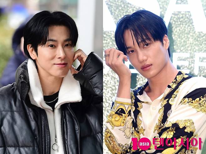 가수 유노윤호, 그룹 엑소 카이/사진=텐아시아 DB