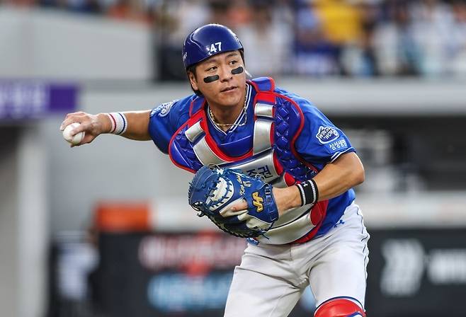 삼성 라이온즈 포수 강민호. <삼성 라이온즈 제공>