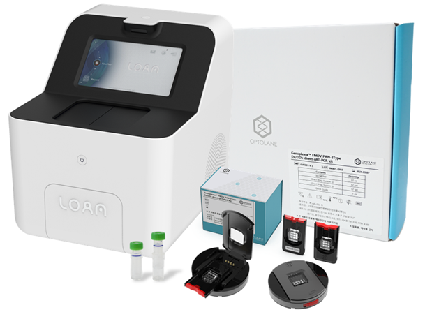 ‘바이오 반도체 기반 구제역 분자 진단키트’ 모습. 농림축산검역본부