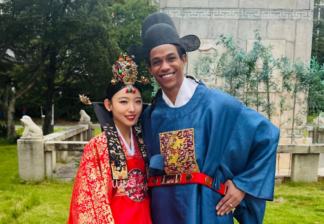 밴드 그룹 김태원 딸 서현과 미국인 남편. 인스타그램 캡처