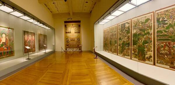 양산 통도사성보박물관 불교회화실.