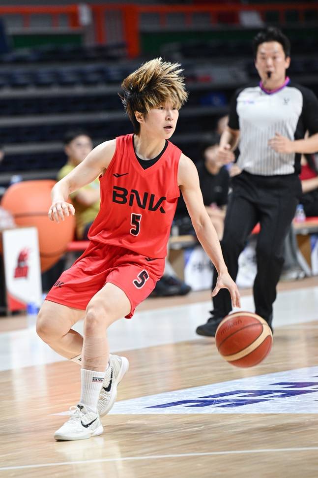 BNK 안혜지. /사진=WKBL 제공