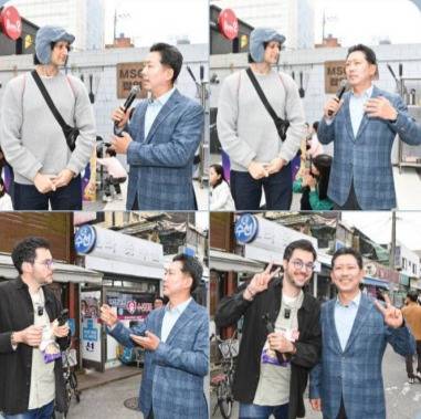 호주 출신 인기 유튜버 챔보(위쪽)와 이탈리아 셰프 파브리(아래쪽)