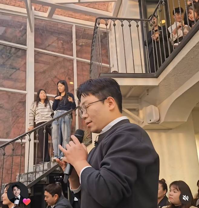 나는솔로 22기 옥순♥경수 결혼식(사진=22기 영수)