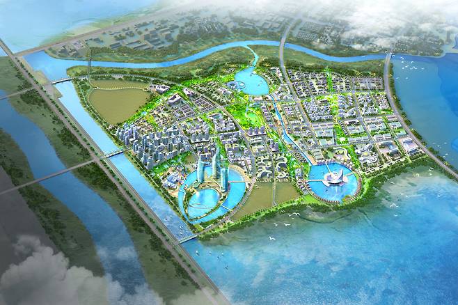 새만금 스마트 수변도시 조감도. 사진 새만금개발공사