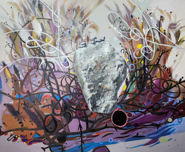 ▲ 제53회 강원미술대전 대상 수상 신태숙 작 ‘형상2025’