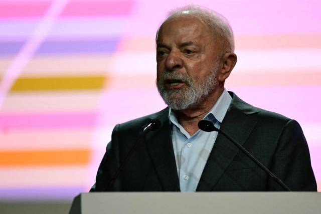 ▲10일(현지시간) 루이스 이나시우 룰라 다시우바 브라질 대통령이 브라질 벨렝에서 열린 제30차 유엔 기후변화협약 당사국 총회(COP30) 개막식에서 연설하고 있다. ⓒAFP=연합뉴스