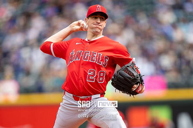 ▲ 카일 헨드릭스는 이번 시즌 LA 에인절스 소속으로 투구했다.