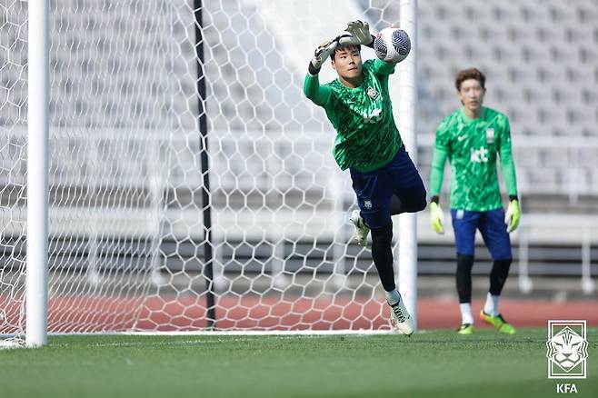 대한민국 축구대표팀 골키퍼 송범근. /사진=대한축구협회 제공