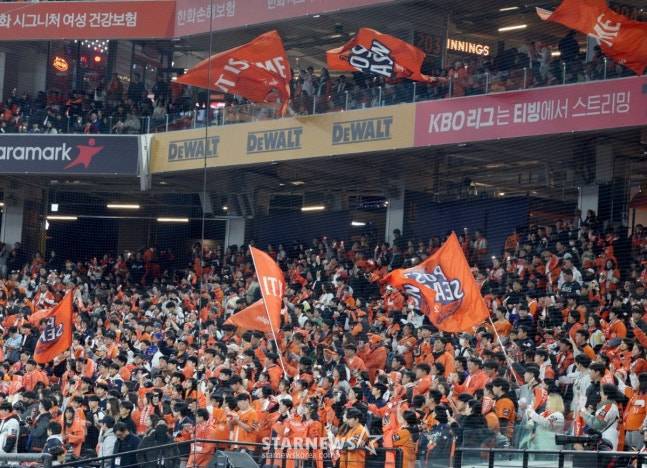 한화-LG의 한국시리즈가 열린 대전 한화생명볼파크 모습. /사진=스타뉴스