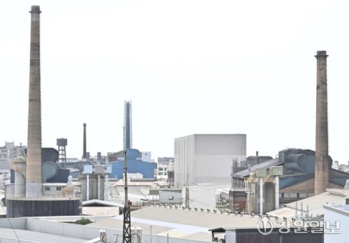 ◇향산구청 4층에서 바라본 대만 신주시 향산공업단지 전경. 대만 신주시=신세희기자