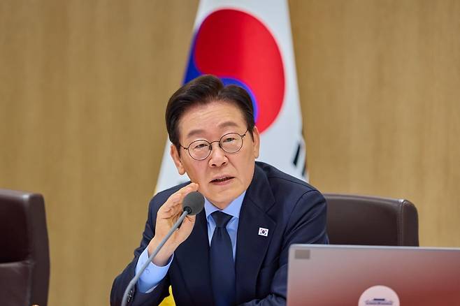 이재명 대통령이 11일 오전 서울 용산 대통령실에서 열린 제49회 국무회의를 주재하고 있다. 2025.11.11. 사진=대통령실 제공
