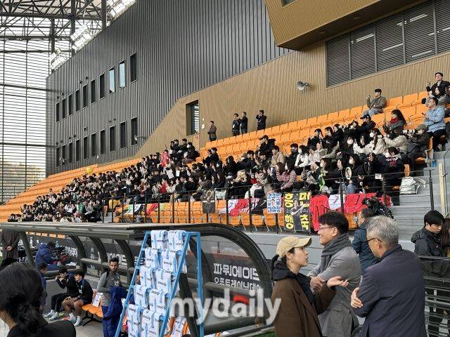 11일 천안축구종합센터에서 열린 팬 오픈 트레이닝./천안축구종합센터=노찬혁 기자