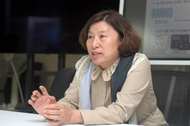 김정녀 ETRI 사이버보안연구본부장. 사진=황응준 프리랜서.