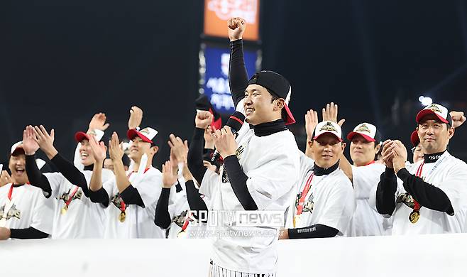 ▲ 올해 주장으로 팀 우승을 이끈 뒤 다시 FA 시장에 나온 박해민 ⓒ곽혜미 기자