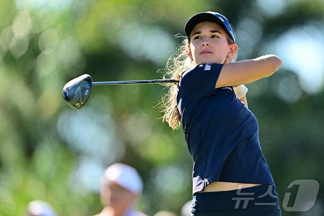도널드 트럼프 미국 대통령의 손녀인 카이 트럼프. ⓒ AFP=뉴스1