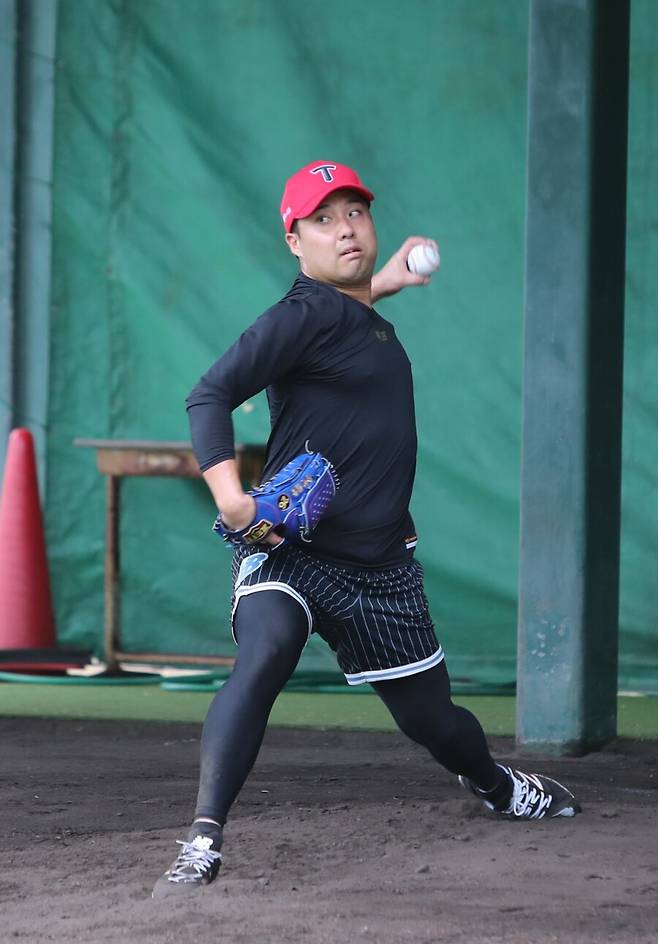 ▲ KIA는 선발로도 활용할 수 있는 이마무라의 능력을 비교적 높게 평가하고 있다 ⓒKIA타이거즈