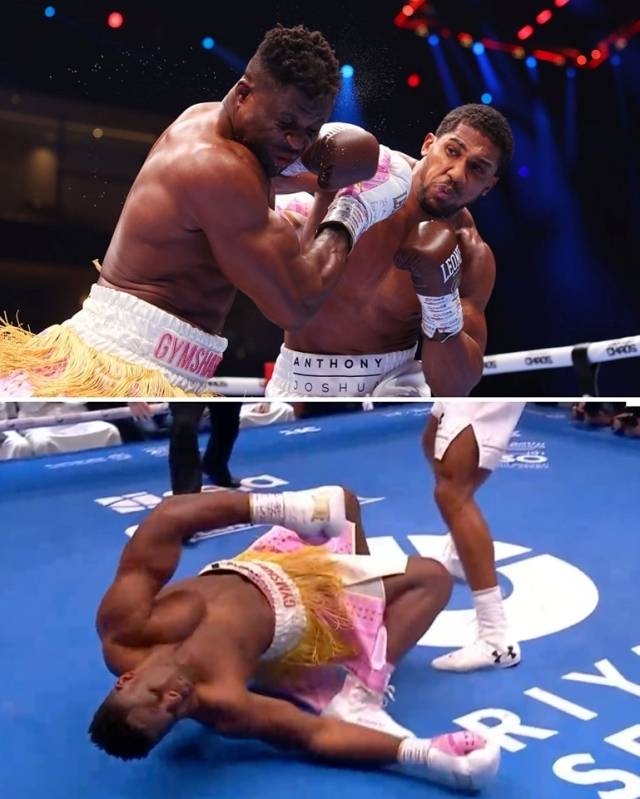 천하의 프랜시스 은가누를 ‘떡실신’시킨 헤비급 괴물 앤서니 조슈아가 ‘유튜버 복서’ 제이크 폴과 만난다는 소식이 전해졌다. 사진=X