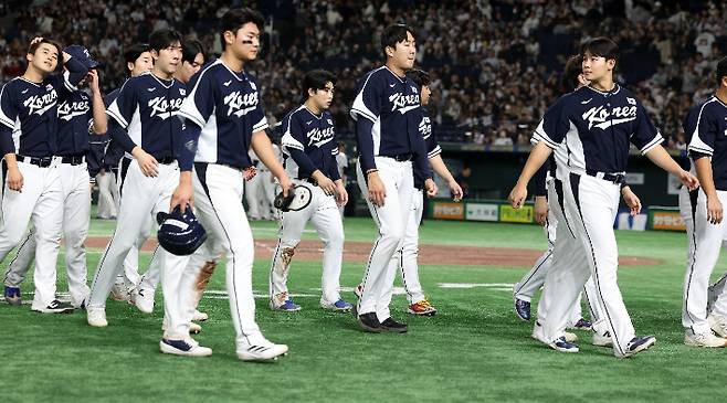 한일전 10연패 수모. 연합뉴스