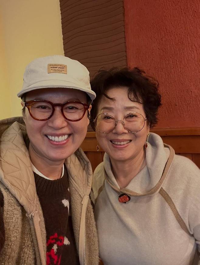 ▲ 박미선(왼쪽), 선우용여. 출처ㅣ박미선 인스타그램