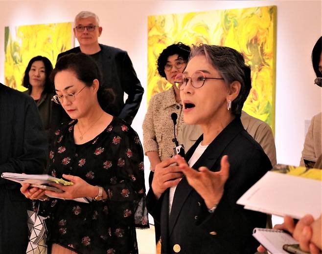 ▲ 포항시립미술관은 오는 22일, 윤옥순 작가와 함께하는 POMA 아티스트 토크를 개최한다.