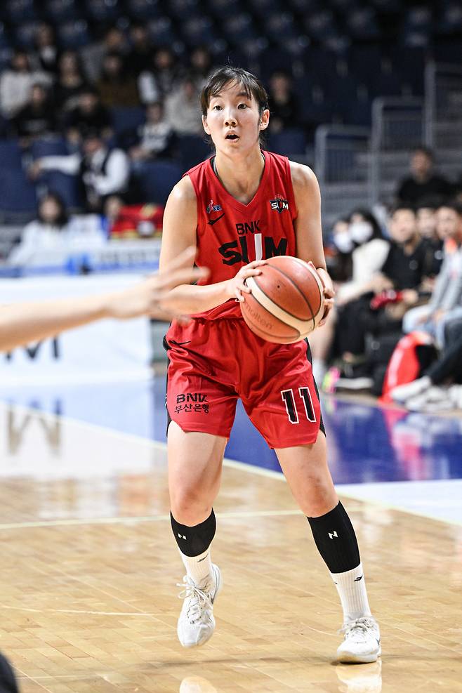 BNK 김정은. 사진제공=WKBL