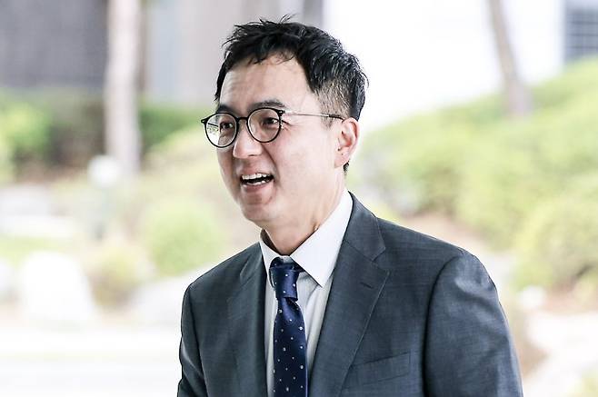구자현 신임 서울고등검찰청장이 지난 7월 29일 서울 서초구 서울고등검찰청으로 출근하고 있다. 뉴시스