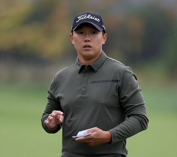 2025년 일본프로골프투어(JGTO) 미쓰이 스미토모 비자(VISA) 태평양 마스터스 우승 경쟁에 뛰어든 이상희 프로. 사진제공=KPGA (사진을 무단으로 사용하지 마십시오.)