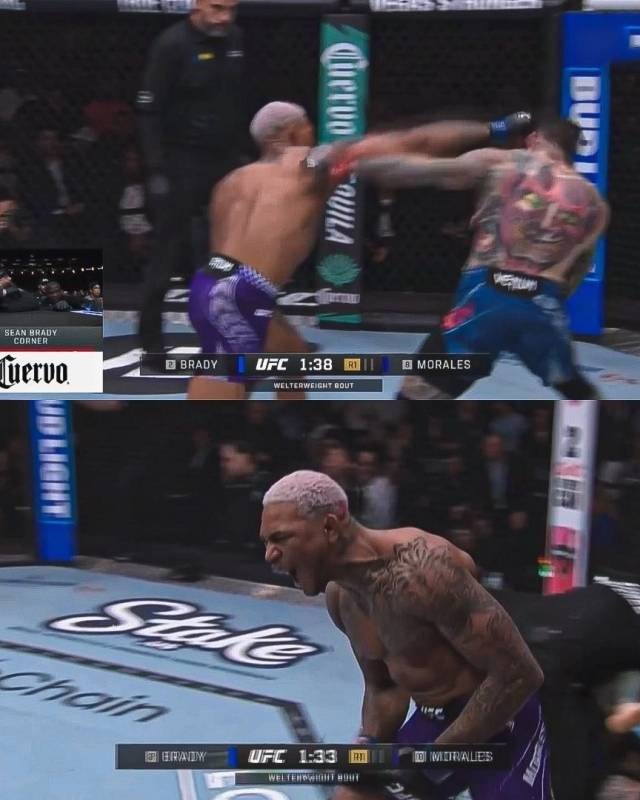 마이클 모랄레스는 웰터급 타이틀전에 한 발 더 다가섰다. 무려 ‘컨텐더’ 션 브래디를 무너뜨리며 말이다. 사진=홈 오브 파이트 SNS