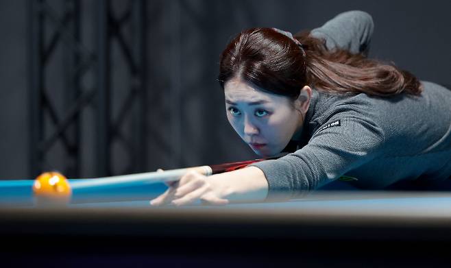 휴온스에 합류해 4라운드에서 팀 리그에 데뷔하는 최지민. PBA