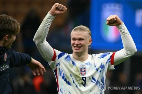 노르웨이 공격수 엘링 홀란 / 사진=연합뉴스