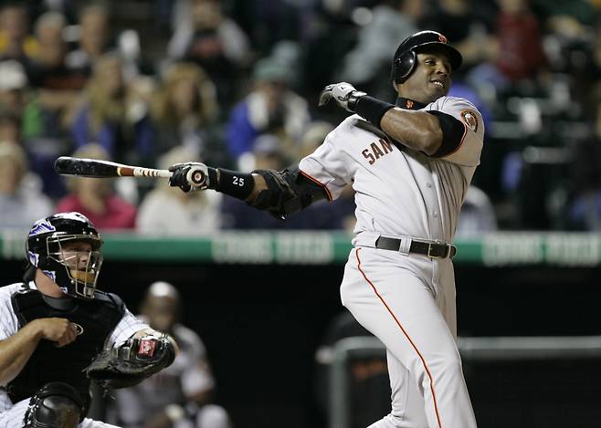 현역 시절 배리 본즈. 게티이미지