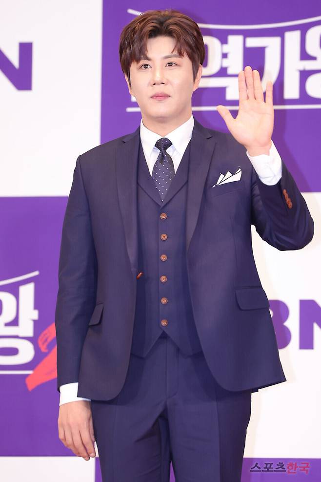 MBN 서바이벌 예능 '현역가왕2' 기자간담회에 참석한 진해성. 25.3.12 ⓒ이혜영 기자 lhy@hankooki.com