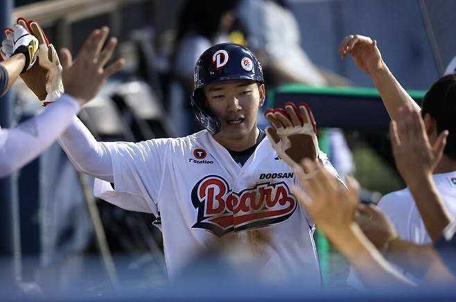 ▲ 안재석 ⓒ두산베어스