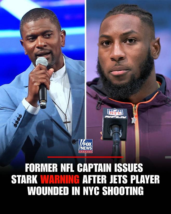 폭스 스포츠의 크리스 보이드(오른쪽) 총상 소식 보도. /사진=폭스 스포츠 갈무리