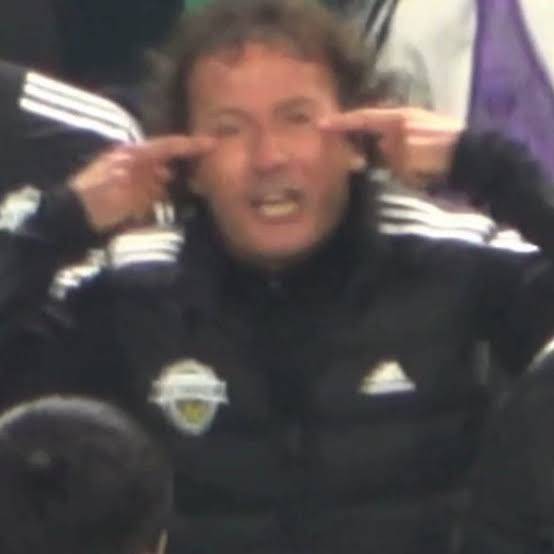 프로축구연맹이 인종차별로 규정한 장면.