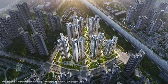 시티오씨엘 8단지 조감도 HDC현대산업개발·현대건설·포스코이앤씨 제공