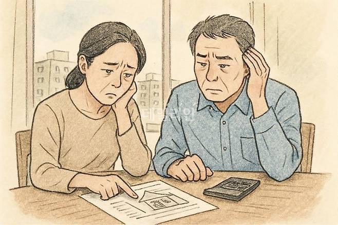 KB국민·신한·하나·우리·NH농협 등 5대 은행의 변동형 주담대 금리가 연 3.63~6.43%로 상단이 이미 6%대를 돌파했다.ⓒ데일리안 AI 삽화 이미지