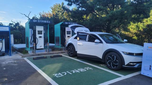 차지인 전기자동차 충전소. 사진 제공=차지인