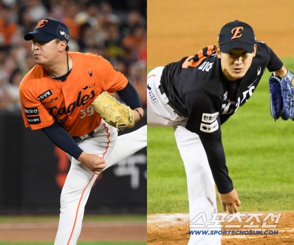 강재민(왼쪽)-윤산흠. 스포츠조선DB