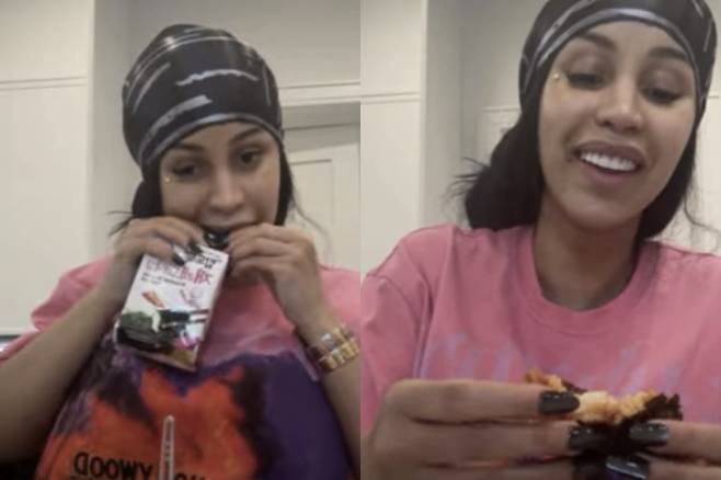 /사진=카디비 인스타그램 라이브 캡처