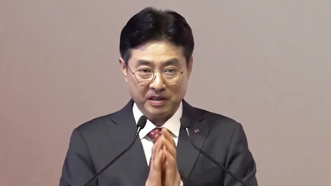 Jeon Hong-ju, Managing Director of LG Electronics India. (YouTube Capture)